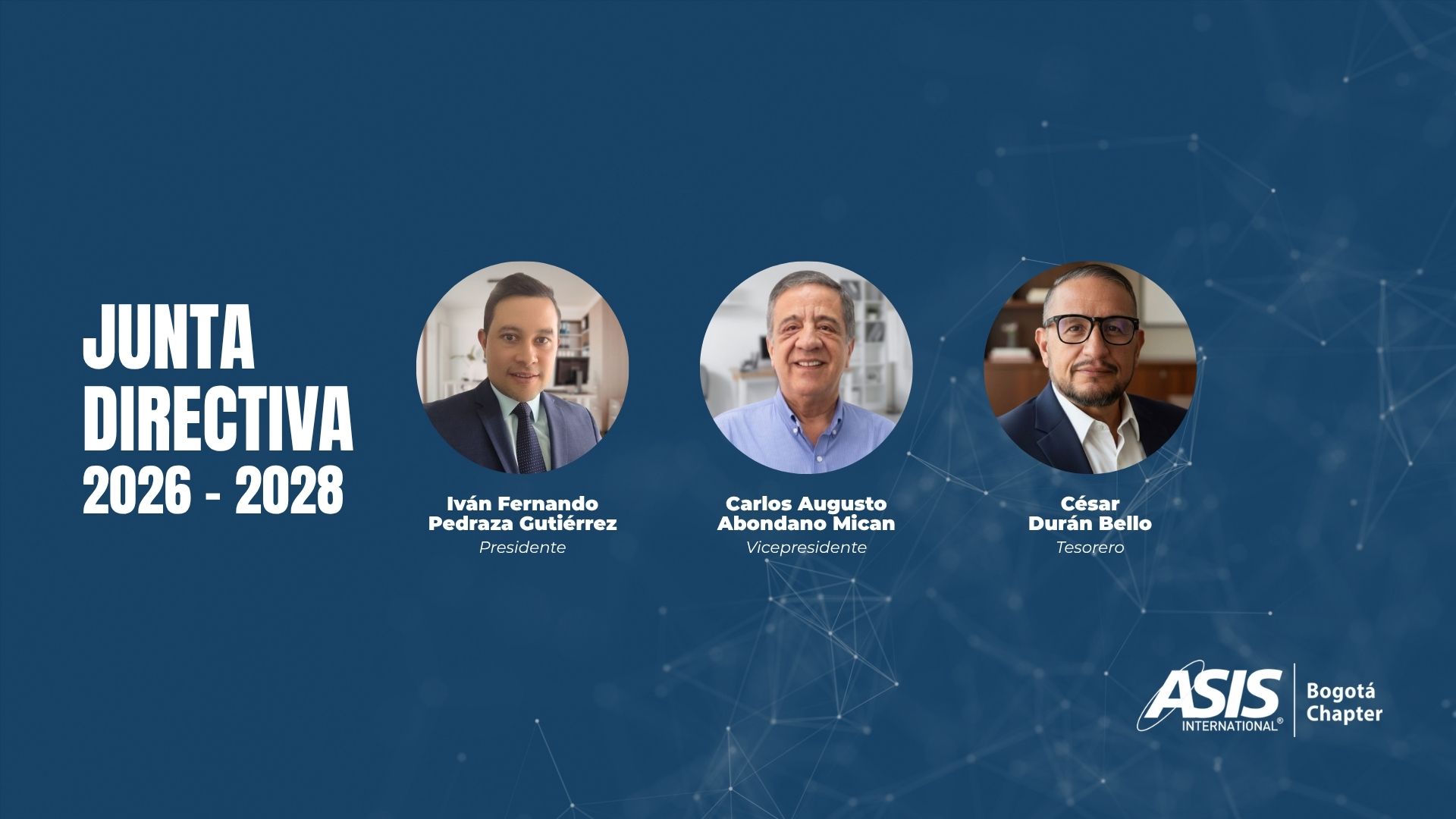 Junta directiva 2026-2028 Junta directiva 2026-2028
